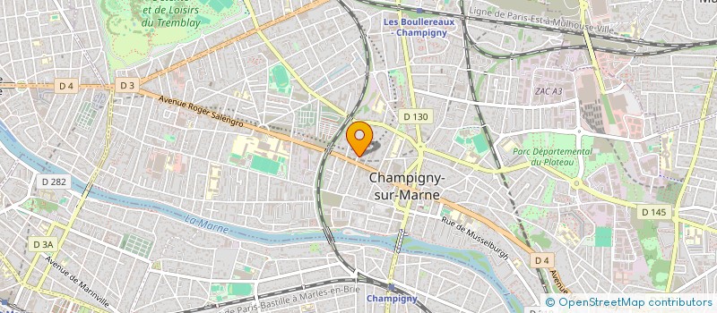 localisation de l'entreprise MONSIEUR NAEL MELENT à CHAMPIGNY-SUR-MARNE