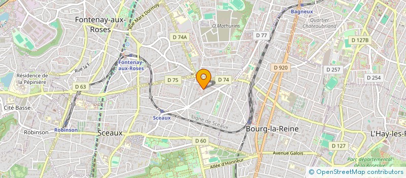 localisation de l'entreprise MONSIEUR NAEL MOUROUVIN à SCEAUX