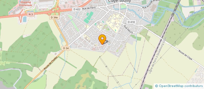 localisation de l'entreprise MONSIEUR NAEL OTMANI  CLAYE-SOUILLY