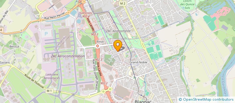 localisation de l'entreprise MONSIEUR NAEL RORATO  BLAGNAC