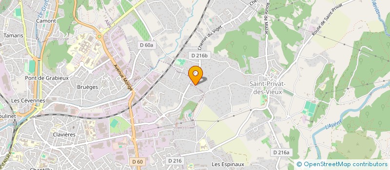 localisation de l'entreprise MONSIEUR NAEMI EL YAACOUBI  SAINT-PRIVAT-DES-VIEUX