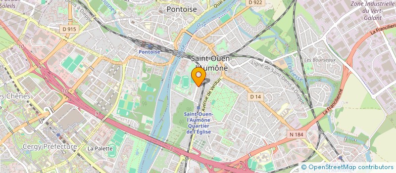 localisation de l'entreprise MONSIEUR NAFA BELMELLAT à SAINT-OUEN-L'AUMONE