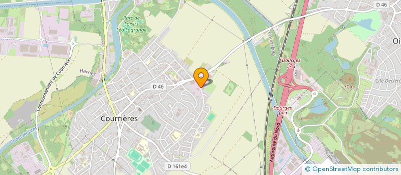 localisation de l'entreprise MONSIEUR NAFA MEZINE  COURRIERES