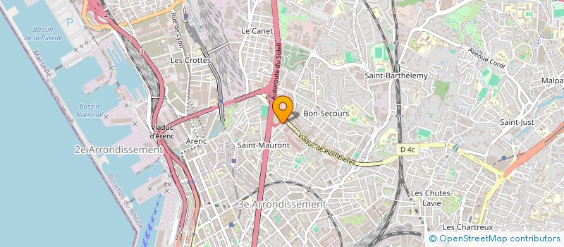 localisation de l'entreprise MONSIEUR NAFAA AKROUNE  MARSEILLE