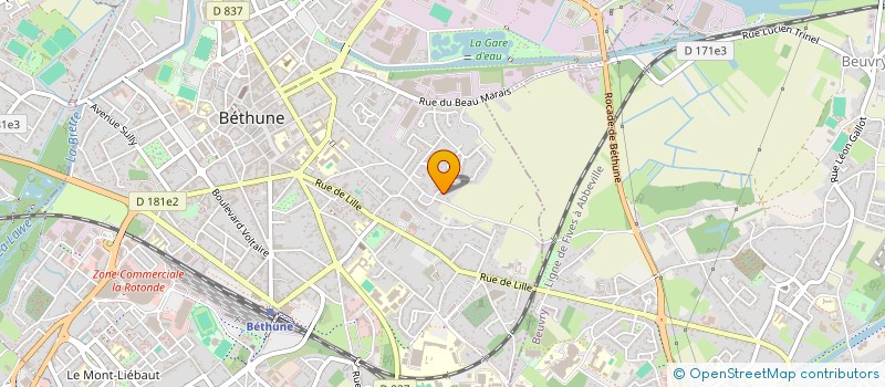 localisation de l'entreprise MONSIEUR NAFAA NECER  BETHUNE