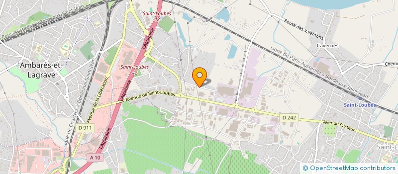 localisation de l'entreprise MONSIEUR NAFAA OUALI  SAINT LOUBES