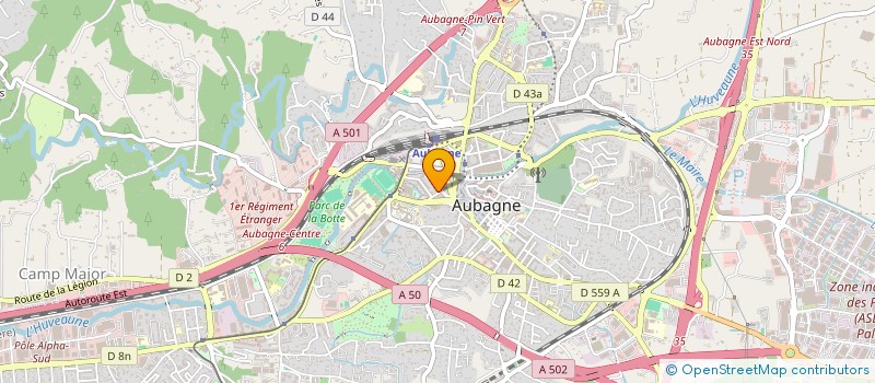 localisation de l'entreprise MONSIEUR NAFEZ MOUSSILMANI  AUBAGNE