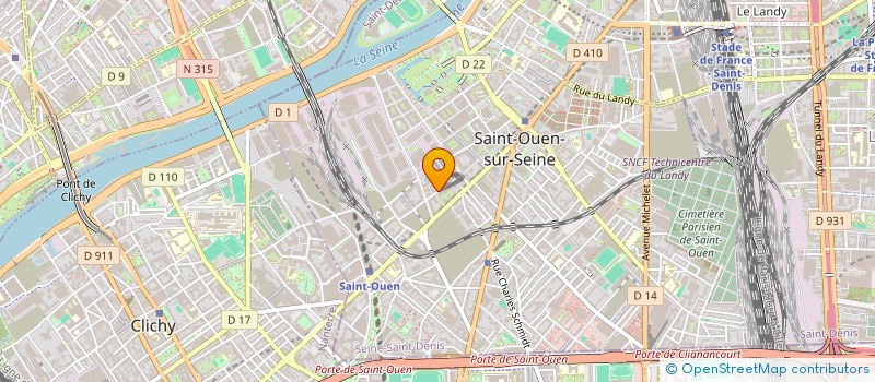 localisation de l'entreprise MONSIEUR NAFIK OUCHAREB à SAINT-OUEN-SUR-SEINE