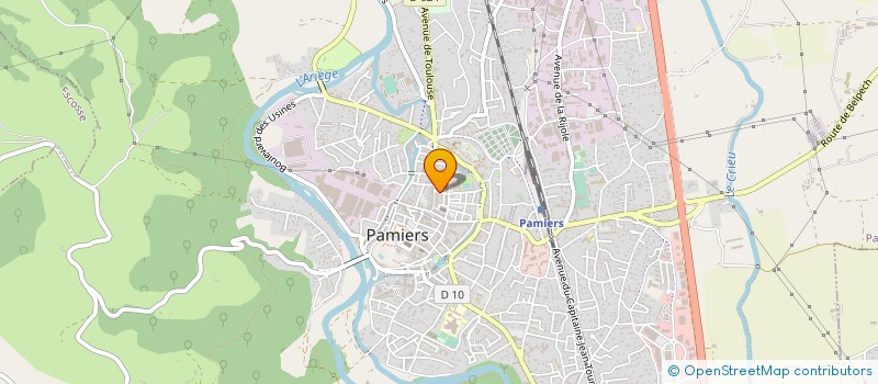 localisation de l'entreprise MONSIEUR NAFION BAHEDJA  PAMIERS