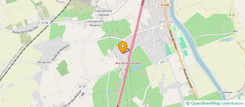 localisation de l'entreprise MONSIEUR NAGESWARAN THAYALAN  BRESSOLS