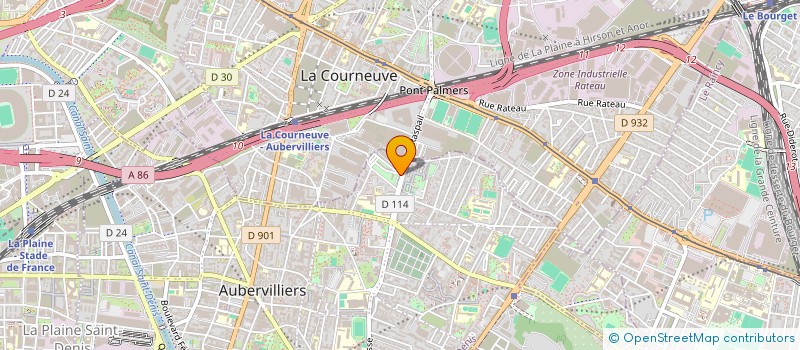 localisation de l'entreprise MONSIEUR NAGGY ISTVAN  AUBERVILLIERS