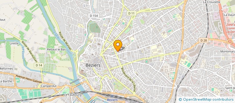 localisation de l'entreprise MONSIEUR NAGIB DOUSS à BEZIERS