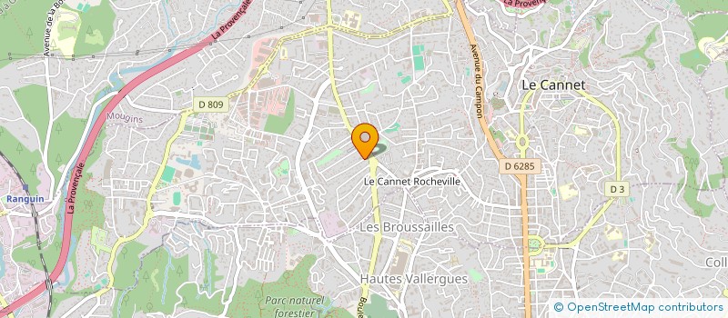 localisation de l'entreprise MONSIEUR NAGIB HARRATTI à LE CANNET