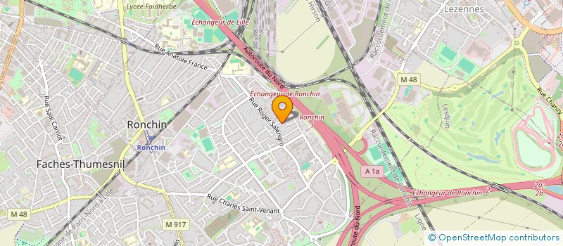 localisation de l'entreprise MONSIEUR NAGIBE TAOUIL  RONCHIN