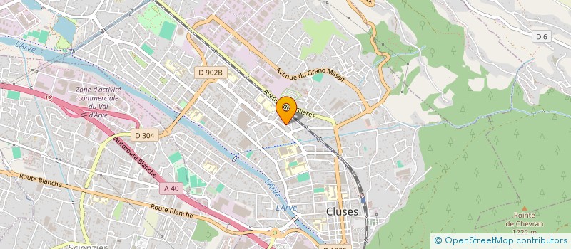 localisation de l'entreprise MONSIEUR NAGUI CHARIK  CLUSES