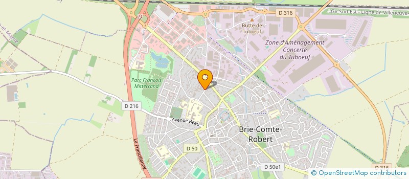 localisation de l'entreprise MONSIEUR NAH'OR METOU NDO  BRIE-COMTE-ROBERT