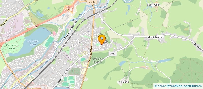 localisation de l'entreprise MONSIEUR NAHED BAKIER  BLANZY