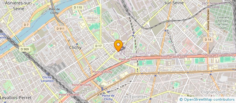 localisation de l'entreprise MONSIEUR NAHED KHELLOUF à CLICHY