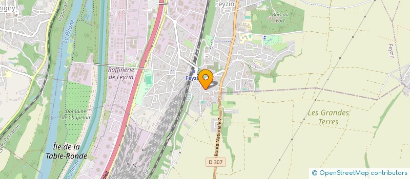 localisation de l'entreprise MONSIEUR NAHEL AIT AMOKHTAR  FEYZIN