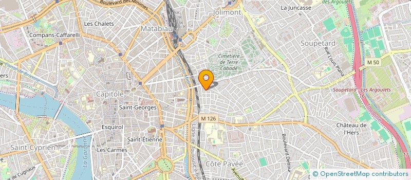 localisation de l'entreprise MONSIEUR NAHEL CHOUCHANE  TOULOUSE