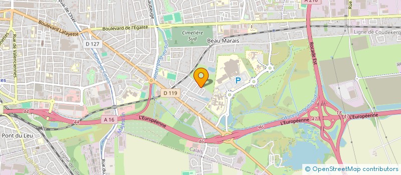 localisation de l'entreprise MONSIEUR NAHEL DELMARE  CALAIS