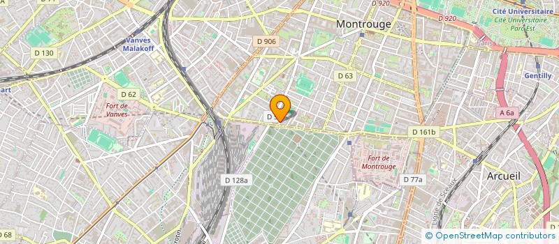 localisation de l'entreprise MONSIEUR NAHI AJAKA  MONTROUGE