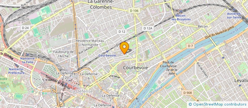 localisation de l'entreprise MONSIEUR NAHIL BENKHAI à COURBEVOIE