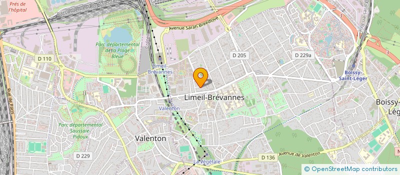 localisation de l'entreprise MONSIEUR NAHIM ACHEMAOUI  LIMEIL-BREVANNES