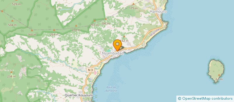 localisation de l'entreprise MONSIEUR NAHOUDA AHMED  BANDRELE