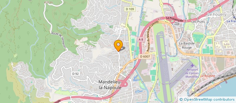 localisation de l'entreprise MONSIEUR NAHOUNOU EZAN  MANDELIEU-LA-NAPOULE