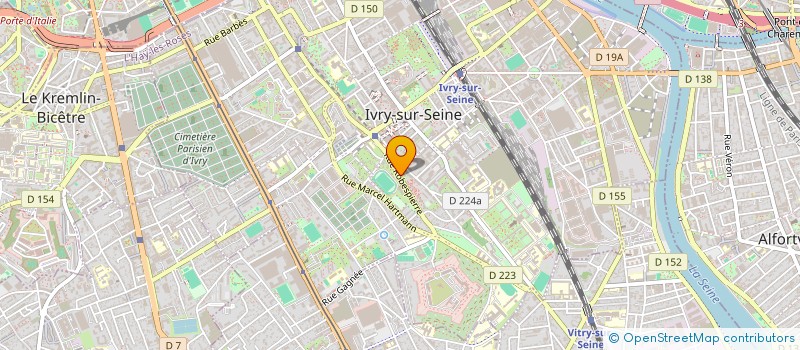 localisation de l'entreprise MONSIEUR NAIGENG LIU  IVRY-SUR-SEINE