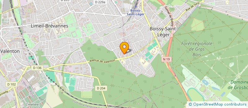 localisation de l'entreprise MONSIEUR NAIKER DORESSAMY à LIMEIL BREVANNES