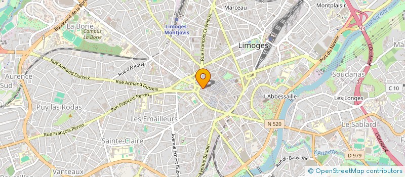 localisation de l'entreprise MONSIEUR NAILANE BASTOINI à LIMOGES