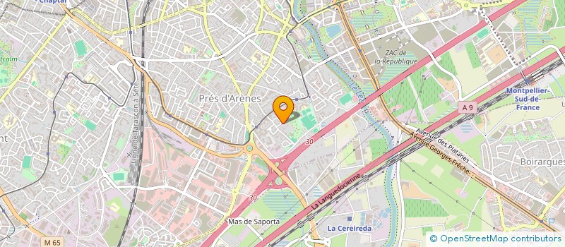 localisation de l'entreprise MONSIEUR NAIM AMEUR à MONTPELLIER