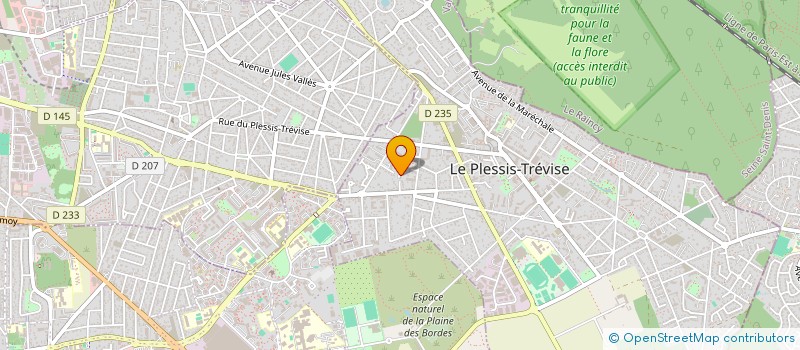 localisation de l'entreprise MONSIEUR NAIM AZZAOUI  LE PLESSIS-TREVISE