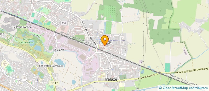 localisation de l'entreprise MONSIEUR NAIM BAATOUR  TRELAZE