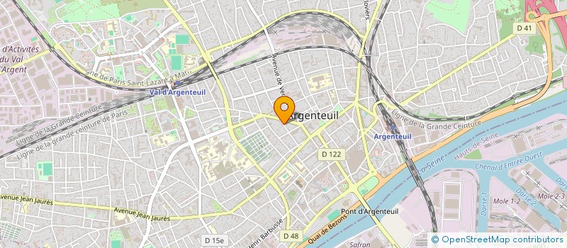 localisation de l'entreprise MONSIEUR NAIM BALASSE  ARGENTEUIL