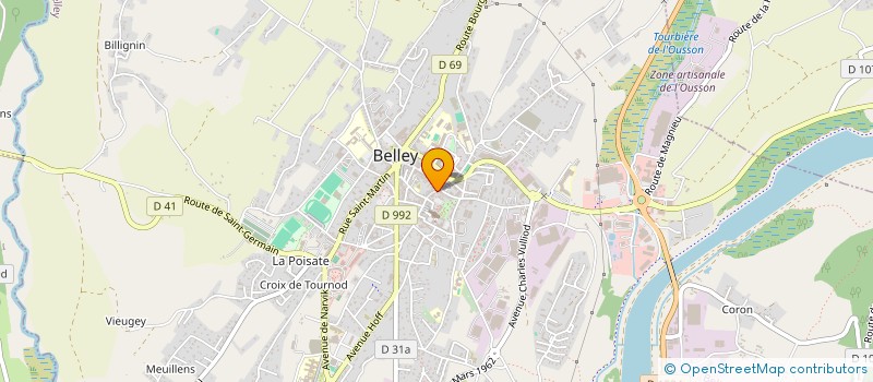 localisation de l'entreprise MONSIEUR NAIM BARDHOLLARI à BELLEY
