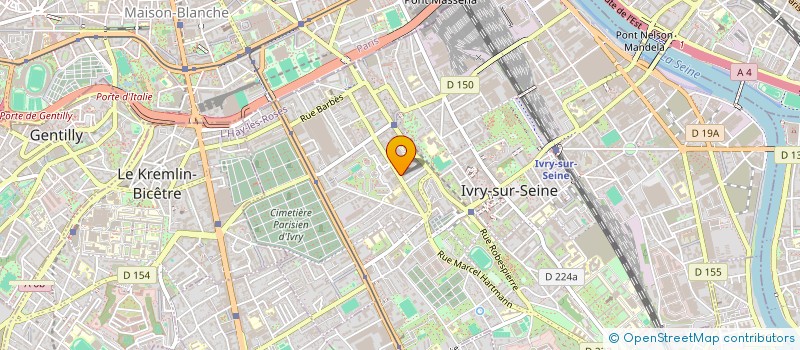 localisation de l'entreprise MONSIEUR NAIM BELGHERBI  IVRY-SUR-SEINE