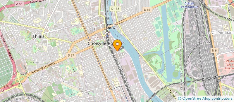 localisation de l'entreprise MONSIEUR NAIM BELKACEM à CHOISY-LE-ROI