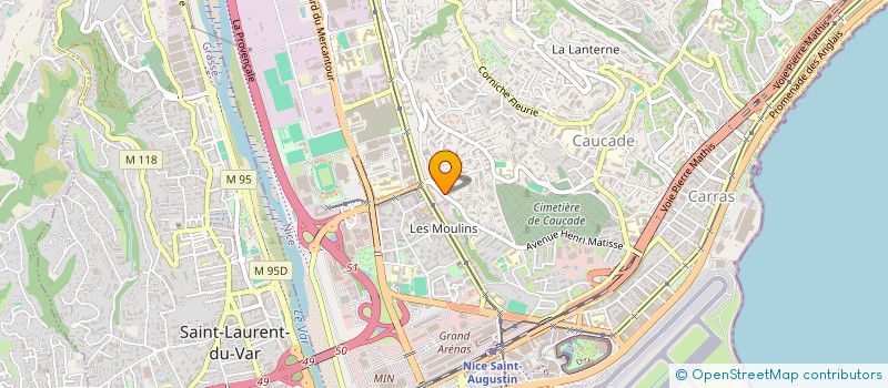 localisation de l'entreprise MONSIEUR NAIM BEN BOUBAKER  NICE