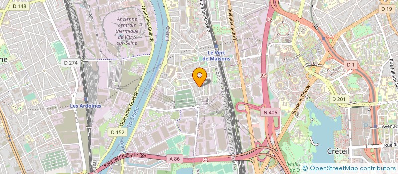 localisation de l'entreprise MONSIEUR NAIM BENAMGHAR  ALFORTVILLE