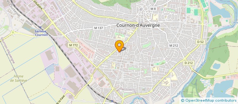 localisation de l'entreprise MONSIEUR NAIM BENDOUDA  COURNON-D'AUVERGNE