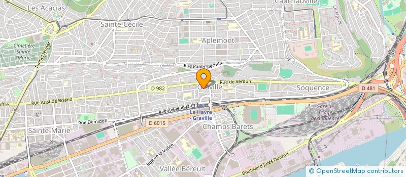 localisation de l'entreprise MONSIEUR NAIM BENNACER à LE HAVRE