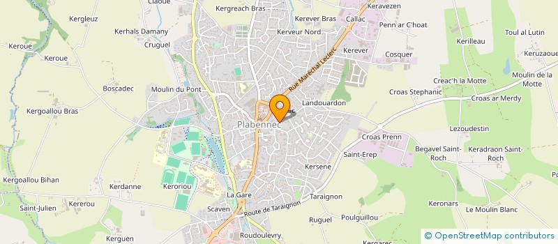 localisation de l'entreprise MONSIEUR NAIM BLIVET  PLABENNEC