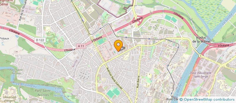 localisation de l'entreprise MONSIEUR NAIM BOUGRINE  ANGERS