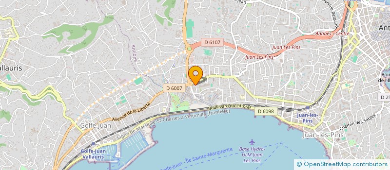 localisation de l'entreprise MONSIEUR NAIM BOUHLEL à ANTIBES