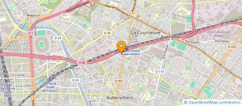 localisation de l'entreprise MONSIEUR NAIM CHERCHOUR à LA COURNEUVE