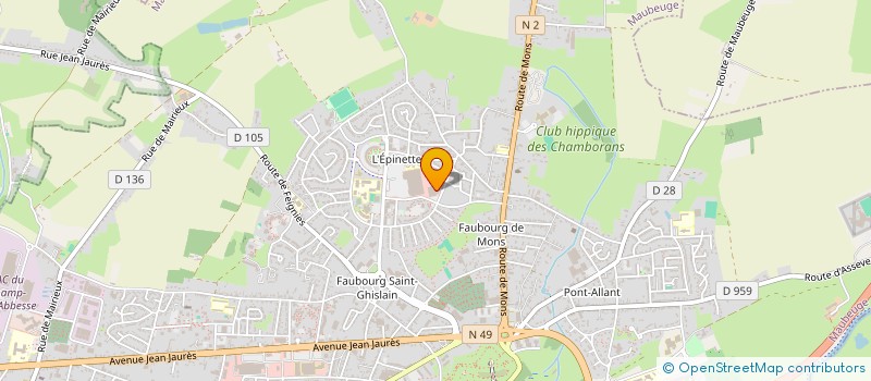 localisation de l'entreprise MONSIEUR NAIM DARDENNE  MAUBEUGE