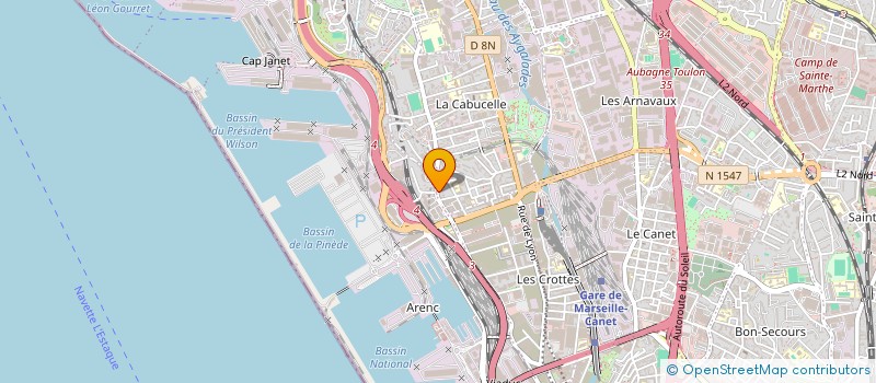 localisation de l'entreprise MONSIEUR NAIM GHEDJATI à MARSEILLE